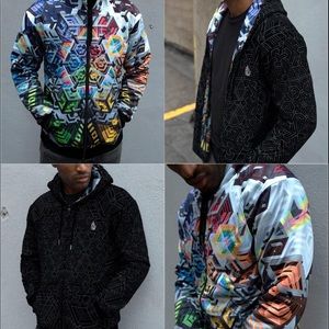 Threyda midweight reversible hoodie - Mens Large